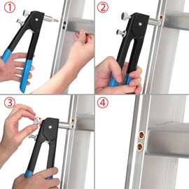 Artec 150 PCs SAE Rivet Nut Kit Rivnut Nutsert Assort Set 1/4-20 10-32 10-24 8-32 6-32