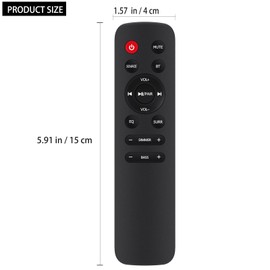 Allimity EN512A5H Replacement Remote Replacement for Hisense Sound bar Speaker System 5.1CH Channel HS512 HS312