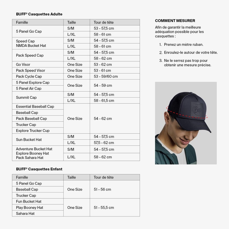 Buff Explore Booney Hat Sun, Forest, L