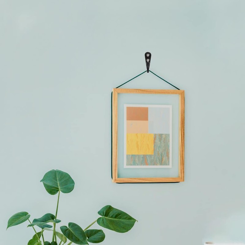Lansonee 4 PCS Wall Mounted Hooks Coat Hooks Retro Door