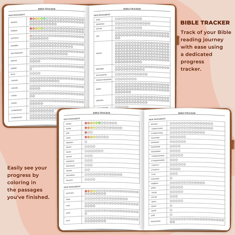 JOTFLY Bible Study Journal - Church Notes Notebook for Note