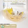 DITOSH Cat Hammock Moon Bed Wall Mounted Shelf Hammock Shelves