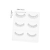 minkissy 3 Pairs Handmade Natural Looking False Eyelashes with Clear