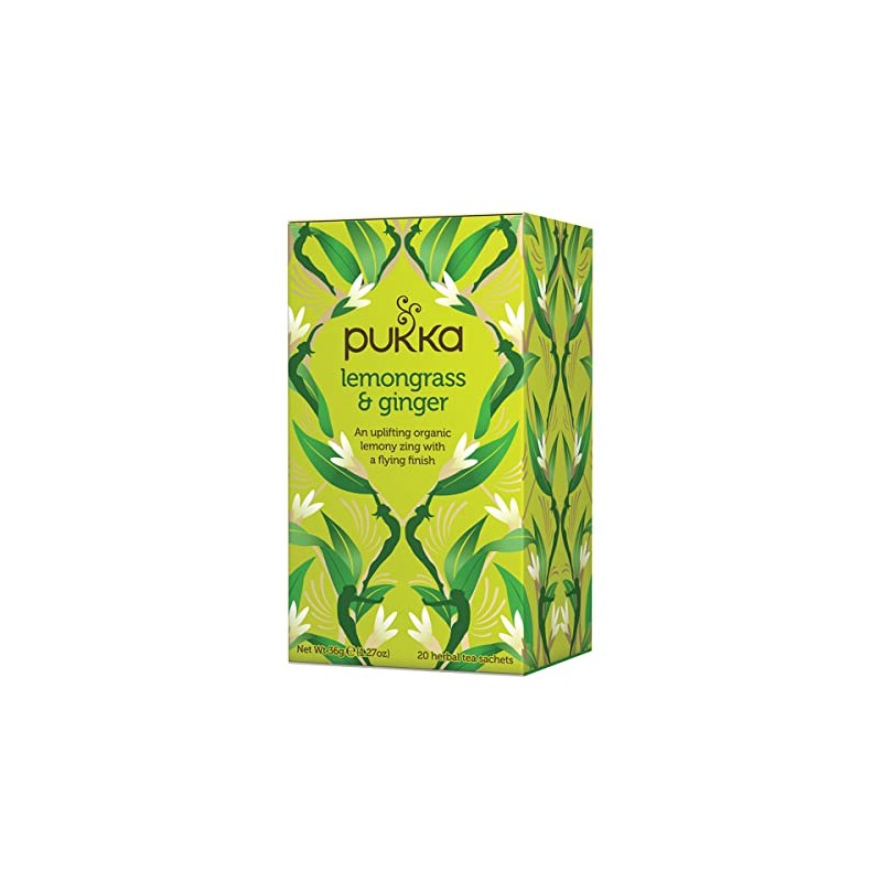 Pukka Lemongrass And Ginger Tea Bags 36g 20ea