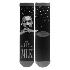 ooohyeah Women’s Funny Novelty Crew Socks, Martin Luther King Dress Socks Gift - MLK, Mlk, 5-10
