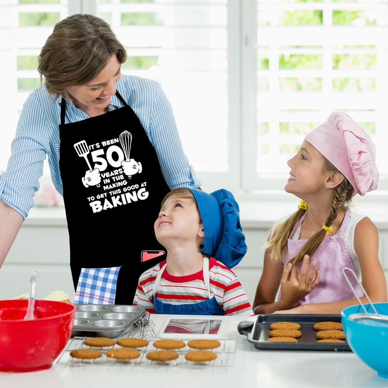 Women's 50th Birthday Gift Baking Apron - It's Been 50