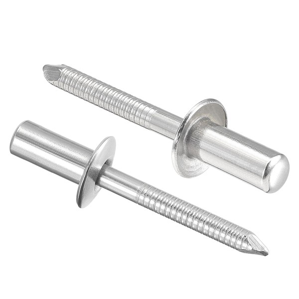 uxcell Blind Rivets 304 Stainless Steel Pull Rivet Core Decorative