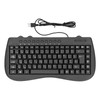 USB Keyboard Durable Plastic 87 Keys KB‑301B Keypads General Ergonomically