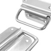 Vasemele Pack of 2 Box Handle Door Handle Stainless Steel