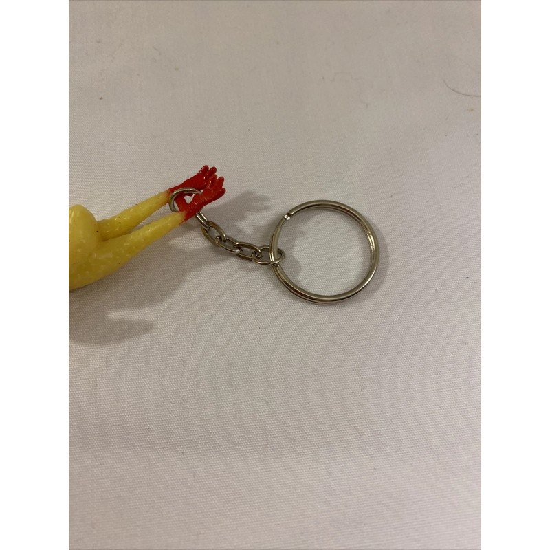 United Pacific Small Rubber Chicken Key Chain