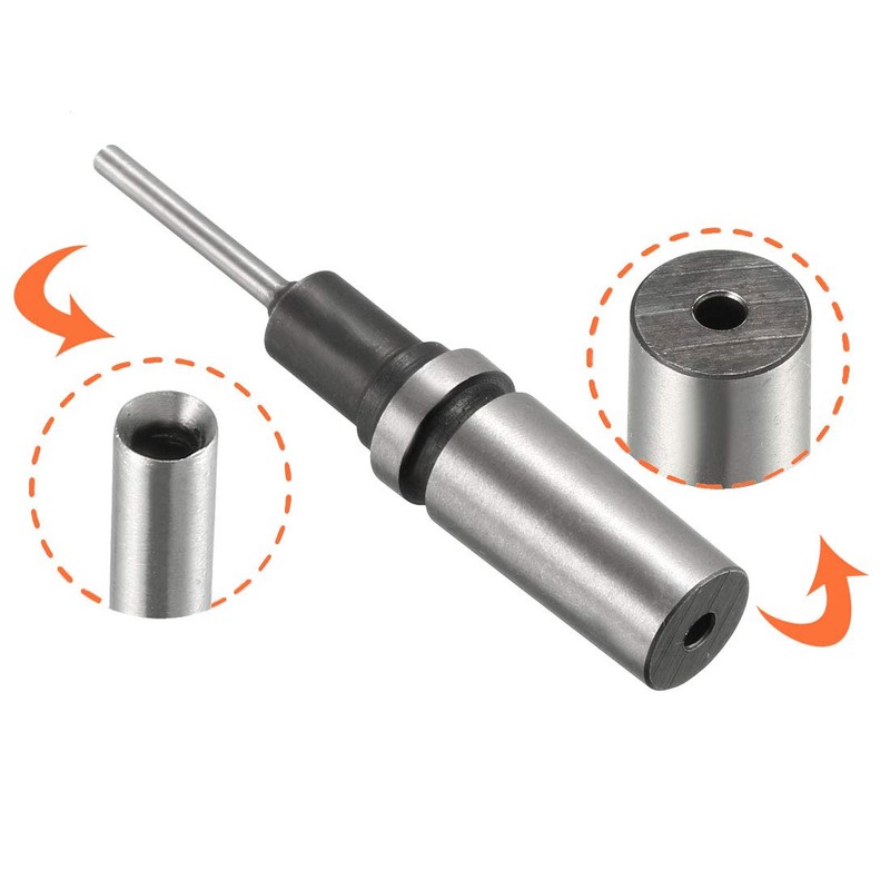 sourcing map 2.5mm Paper Punch Drill, Taper Shank Hollow Bit