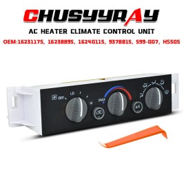 CHUSYYRAY 599-007 Heater Climate Control Module for Chevy GMC 1996-1999 C1500 C2500