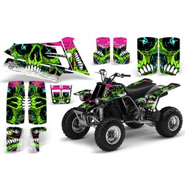 Savage Kits ATV Graphics kit Sticker Decal Compatible with Yamaha Banshee 350 1987-2005 - Frenzy Green