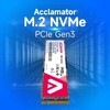 Acclamator 512GB SSD NVMe M.2 2280 PCIe Gen3x4 Internal Solid