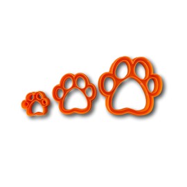 Dog Paw 3-Piece Cookie Cutter Set