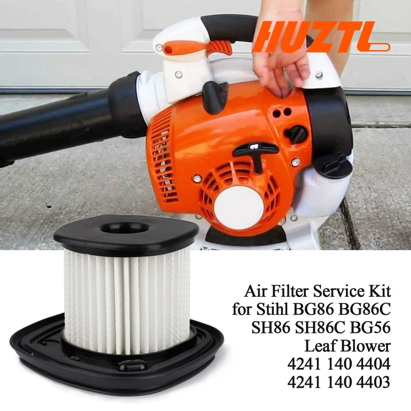 Huztl Air Filter Service Kit for Stihl BG86 BG86C SH86