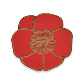 PinMart's Red Poppy Wood Pin