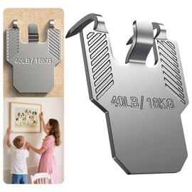 YOUNEEDFUL New Picture Hangers Claw Hooks for Drywall, 20-Piece Set - Hardened Steel Claw Design, Tool-Free Installation, Holds Up to 40 lbs, Perfect for Home & Office Decor