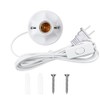 25ft Light Bulb Base with Cord E26/E27 Light Socket with