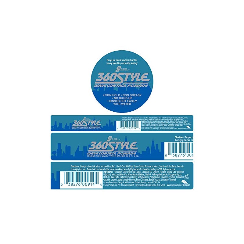 SCurl 360 Style Wave Control Pomade