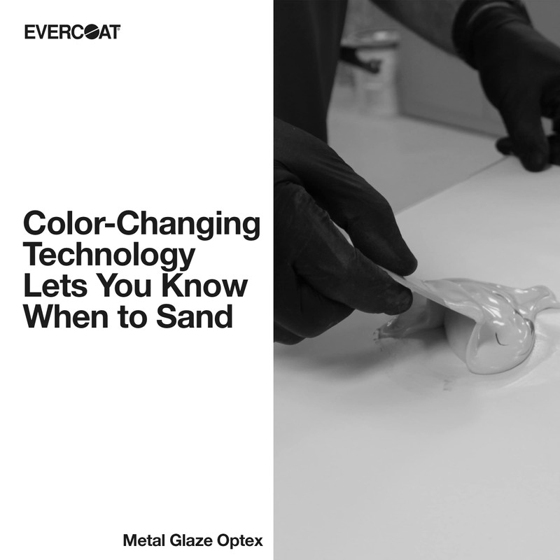 Evercoat Metal Glaze Optex - Highly Adhesive Sanding Polyester Putty