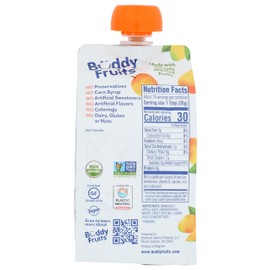 Buddy Fruits Organic Mango Fruit Spread 13 oz (Pack of 1)