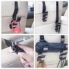 VORCOOL 2pcs Car Hooks, Seat Back Hooks, Trunk Umbrella Holder,