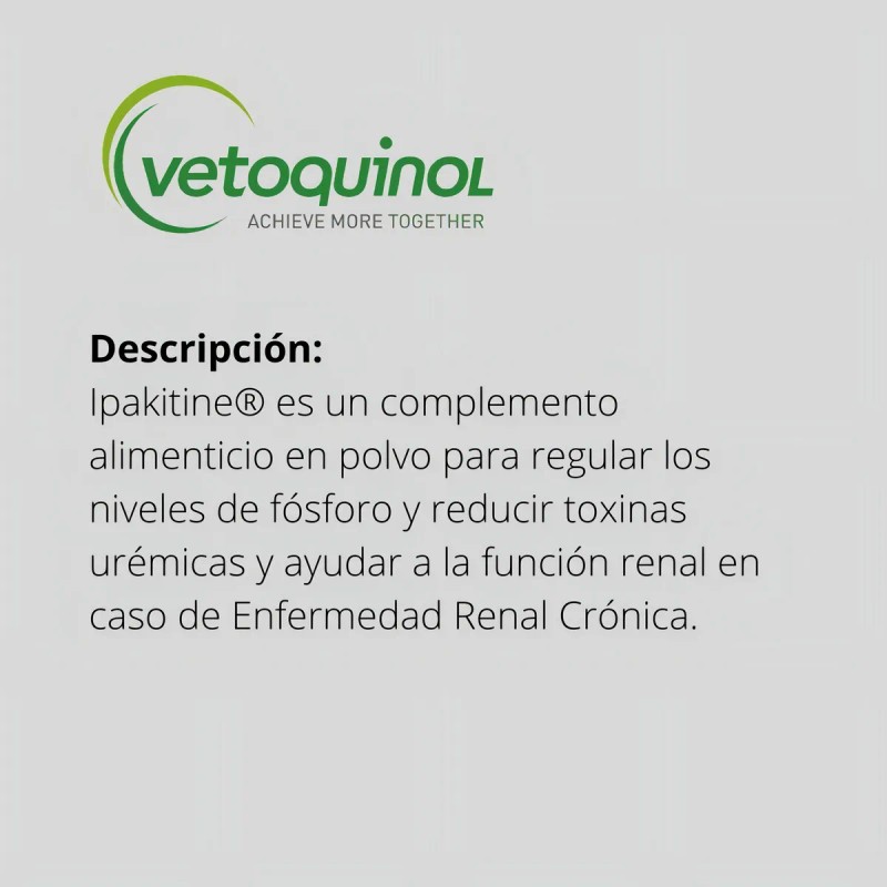 Ipakitine 60 Gramos Polvo Perros Y Gatos Reduce Toxinas