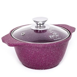 Aluminum Wok Cooking Pot Mystery Nonstick Pot with Lid 1L Camping Cookware Dutch Oven Kitchen Pot