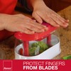 Ronco Veg-O-Matic Deluxe, Fruit and Vegetable Chopper, Interchangeable Stainless-Steel Blades,