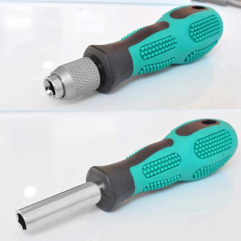 1/4 Hex Screwdriver Bit Holder Handle 2PCS, SKZIRI Hex Screwdriver