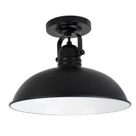 ITC RV/Marine Camper ITC 12V Dinette Lamp Smooth Black Diffused LED Farmhouse Update