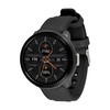 WATCHMARK Smartwatch WM18 Black Leather, Black, Casual