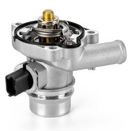 Upgrade Aluminium Thermostat Housing Assembly W/Sensors for Buick Encore 2013-2021,Chevy Cruze 2011-2016 Sonic 2012-2020 Chevy Trax 2013-2021 - Replaces 25200455 55565336 55579010 55593034 131-180