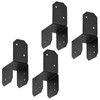 YIDU69Q 4 Pcs 2x4 2x6 Post Caps Tie Bracket, Pergola