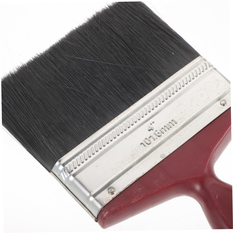 SHINEOFI Heavy Duty Deck Paint Brush with Ergonomic Handle for