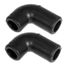 Lanphitus 2Pcs AC Drain Elbow Tube HVAC Crankcase Ventilation Connecting Hose Connector For Ford F-150 2004-2014 For Lincoln Mark VIII 1993-1998 4M2Z-6A614-AA 4M2Z6A614AA F3LY-6A614-A F3LY6A614A