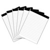 MuiAng 6 Pcs Perforated Note Pads College Ruled - 4"