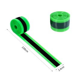 Xiciki Bike Tyre Liner 2 Pcs, TPU Anti-Puncture Tyre Tape, Bike Inner Tube Protector, Bicycle Tube Flat Protector, Green And Dark Green, Compatible with 12" 16" 18" 20" 24" 26" 27.5" 29" Tyres