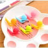 Drhob 6 pcs Exquisite Snail Shape Silicone Tea Bag Holder