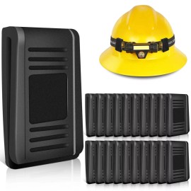 Lenporl 20 Pack Hard Hat Clips, for Headlamp Retention Straps for Headlamp, & EyeProtect