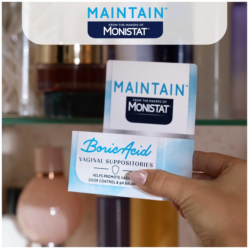 from The Makers of Monistat, Maintain Boric Acid Suppositories for