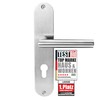 lockzz Door Handle Set Nuremberg Stainless Steel Matt Brushed -