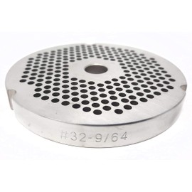 #32 9/64" Reversible Meat Grinder Plate - Cozzini Cutlery Imports (#32-9/64 Plate)