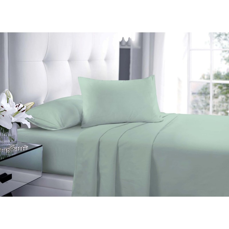 Dazzle Collection® Full Fitted Sheet Bed Sheets 100% Polycotton Machine