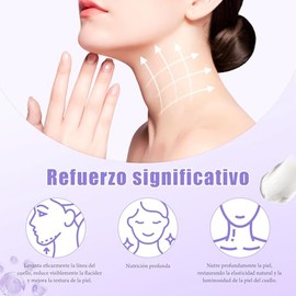 2PCS Crema para Cuello Reafirmante, Reduce Papada Hidratante | Fórmula con colágeno que tensa y levanta la piel, atenúa arrugas del cuello y papada, a