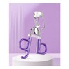 Eyelash Curlers with Comb and Eyeliner Brushes,Light Purple
