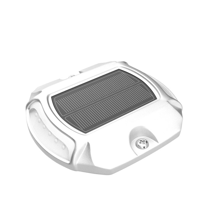 VOLISUN Solar Driveway Lights Dock Deck Lights 4-Pack,2 Colors in