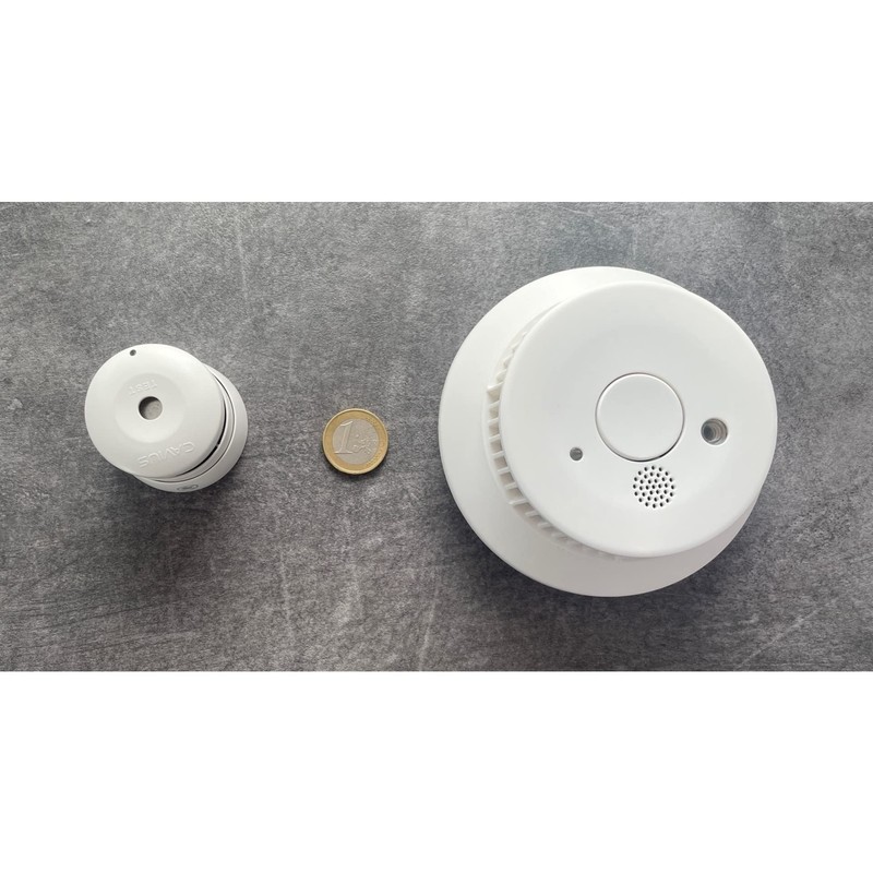 CAVIUS Smoke Alarm 2007-004 - 10Y Invisible, 1471200, White