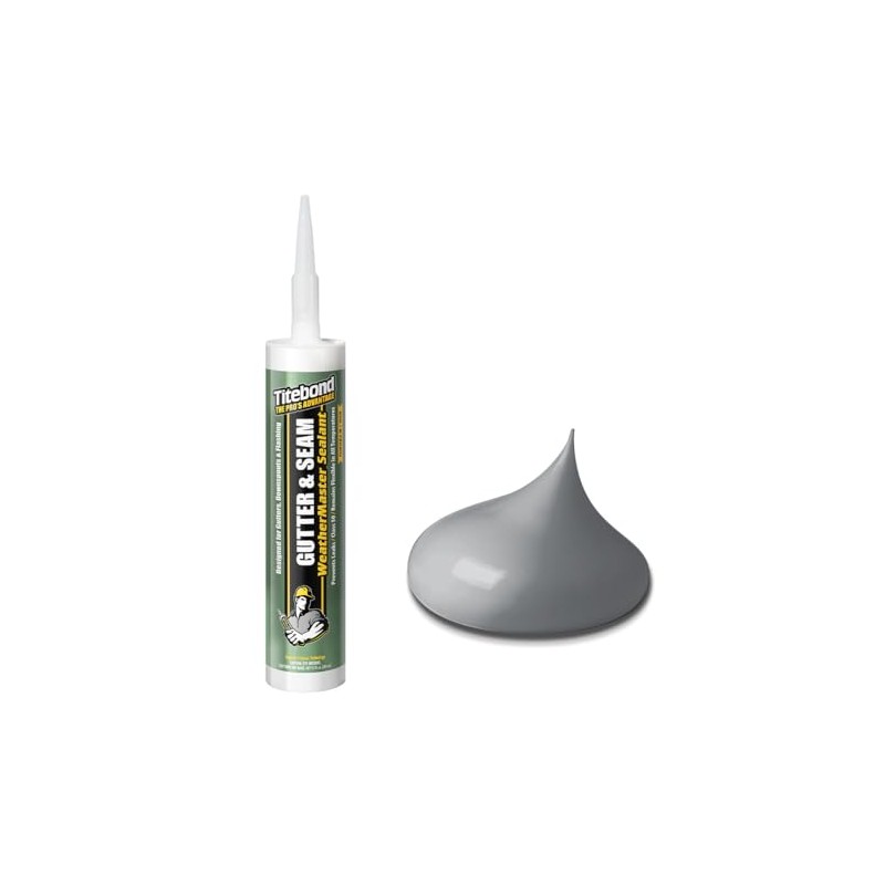 Titebond 9.5 Oz. WeatherMaster Gutter & Seam Sealant 7331 -
